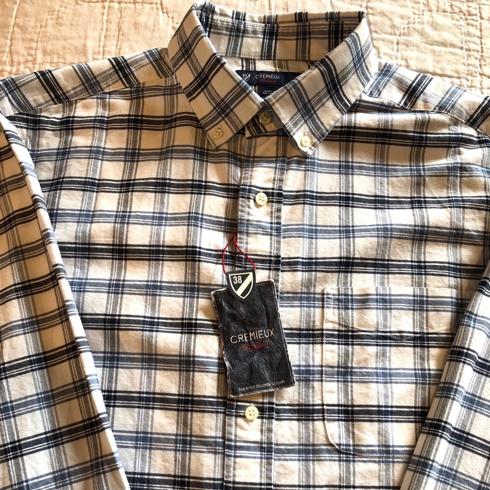 Cremieux Men’s Long Sleeved plaid dress shirt - Picture 2 of 4
